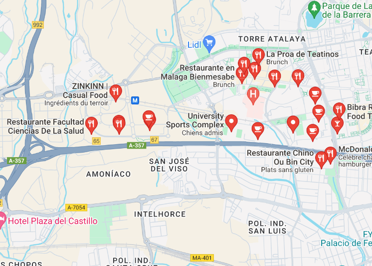 Maps resaurante
